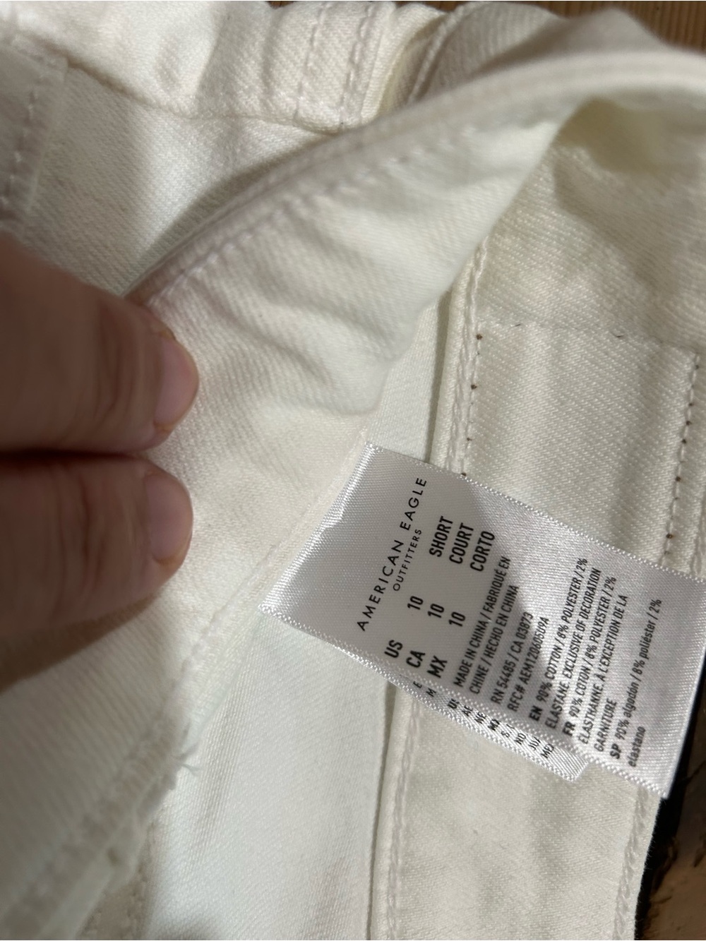 American Eagle Outfitters Women's White Skinny Jeans - Picture 4 of 4